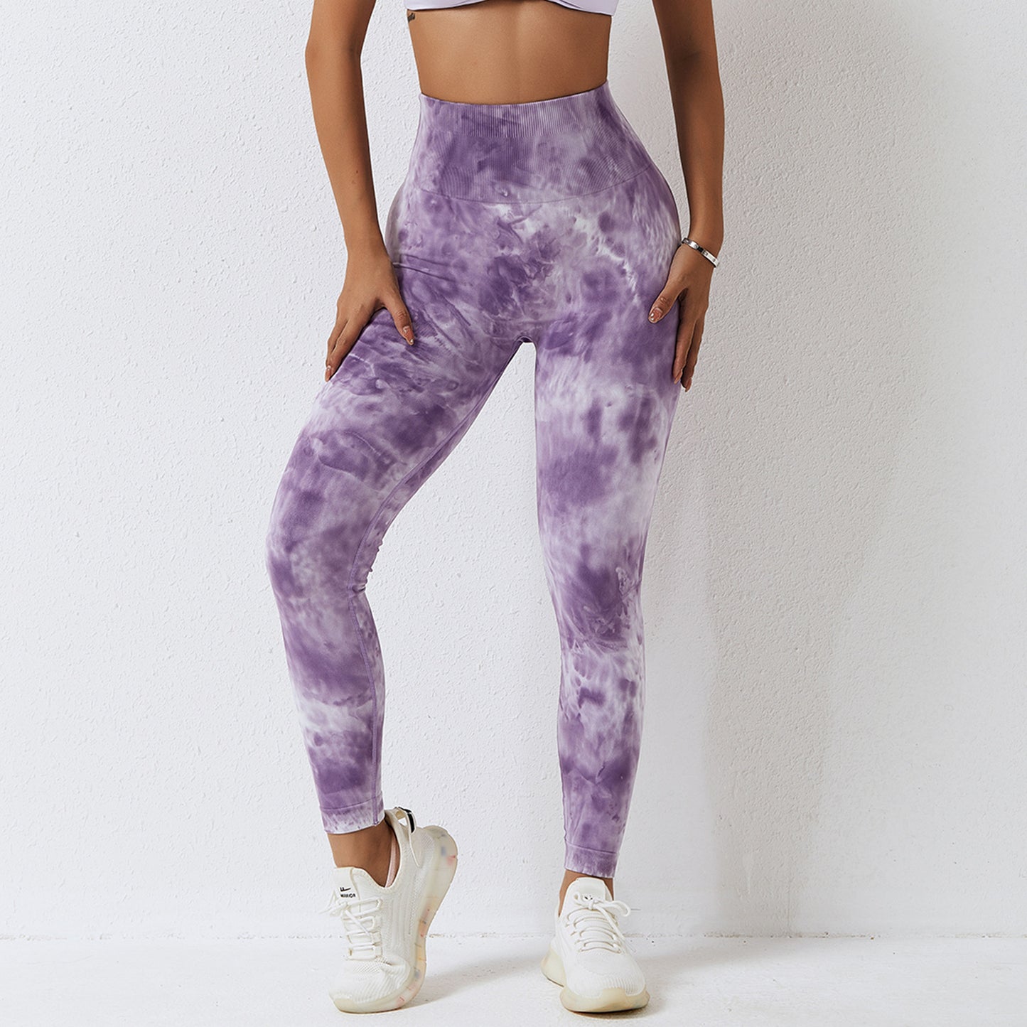 Tie-Dye Seamless High Waist Yoga Pants