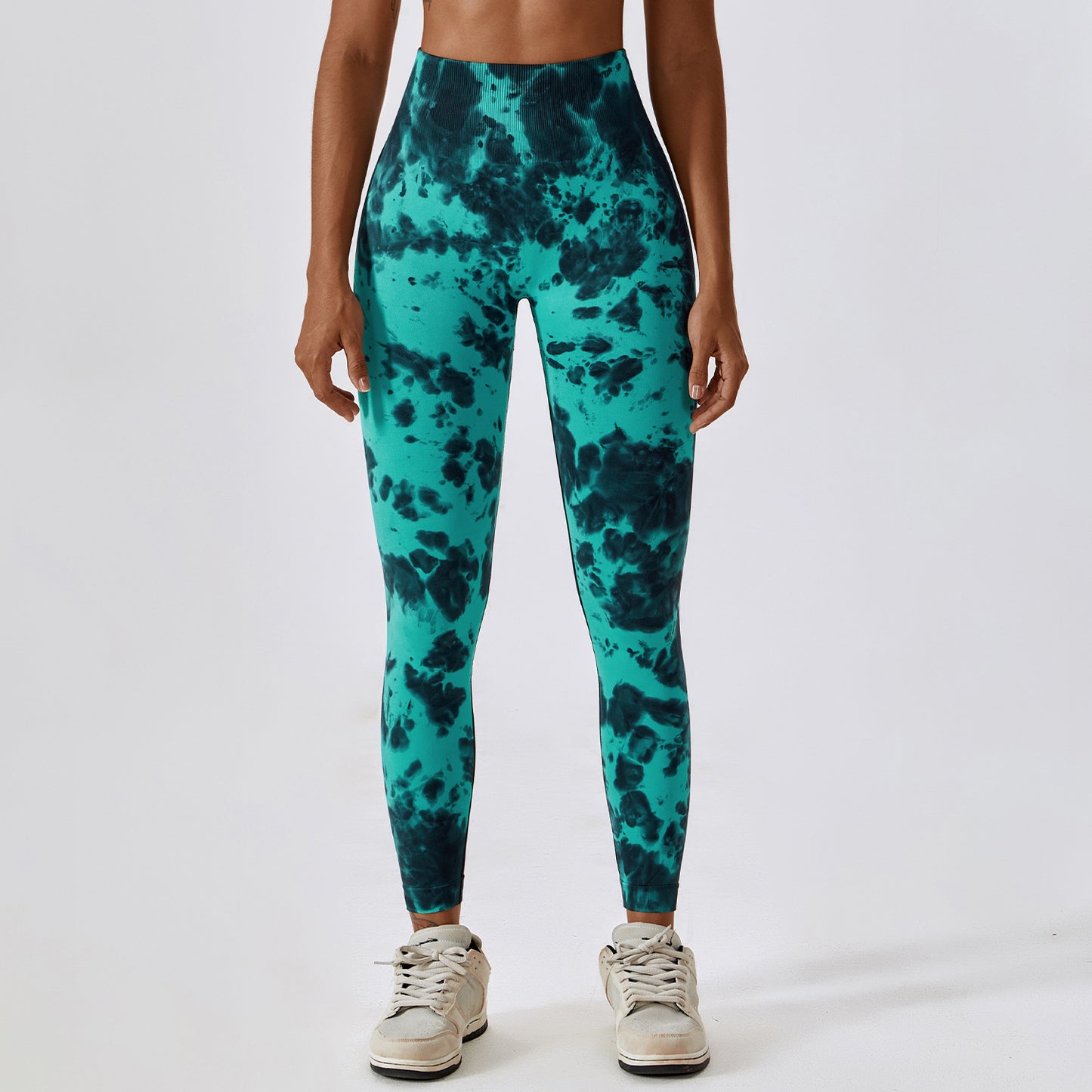 Tie-Dye Seamless High Waist Yoga Leggings